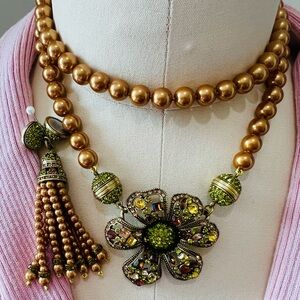 Heidi Daus 🆕 5 pieces “Premier Attraction”necklace set